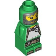 Lego mikrofigurka magma monster, zelená (4585363)